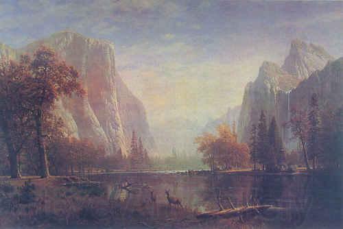 Albert Bierstadt Lake in the Yosemite Valley France oil painting art